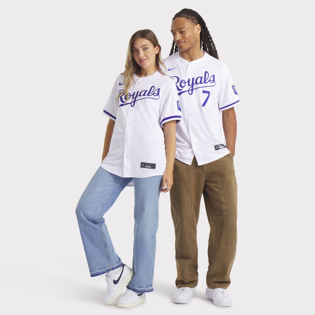 Kansas City Royals Bobby Witt Jr. Nike Home Limited Jersey - White