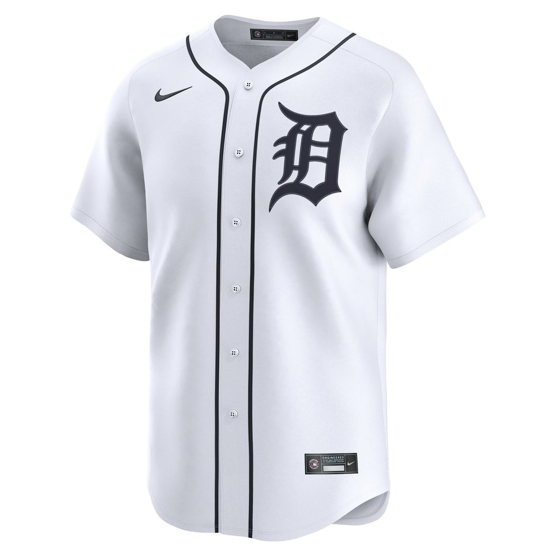Detroit Tigers Colt Keith Nike Home Limited Jersey - White