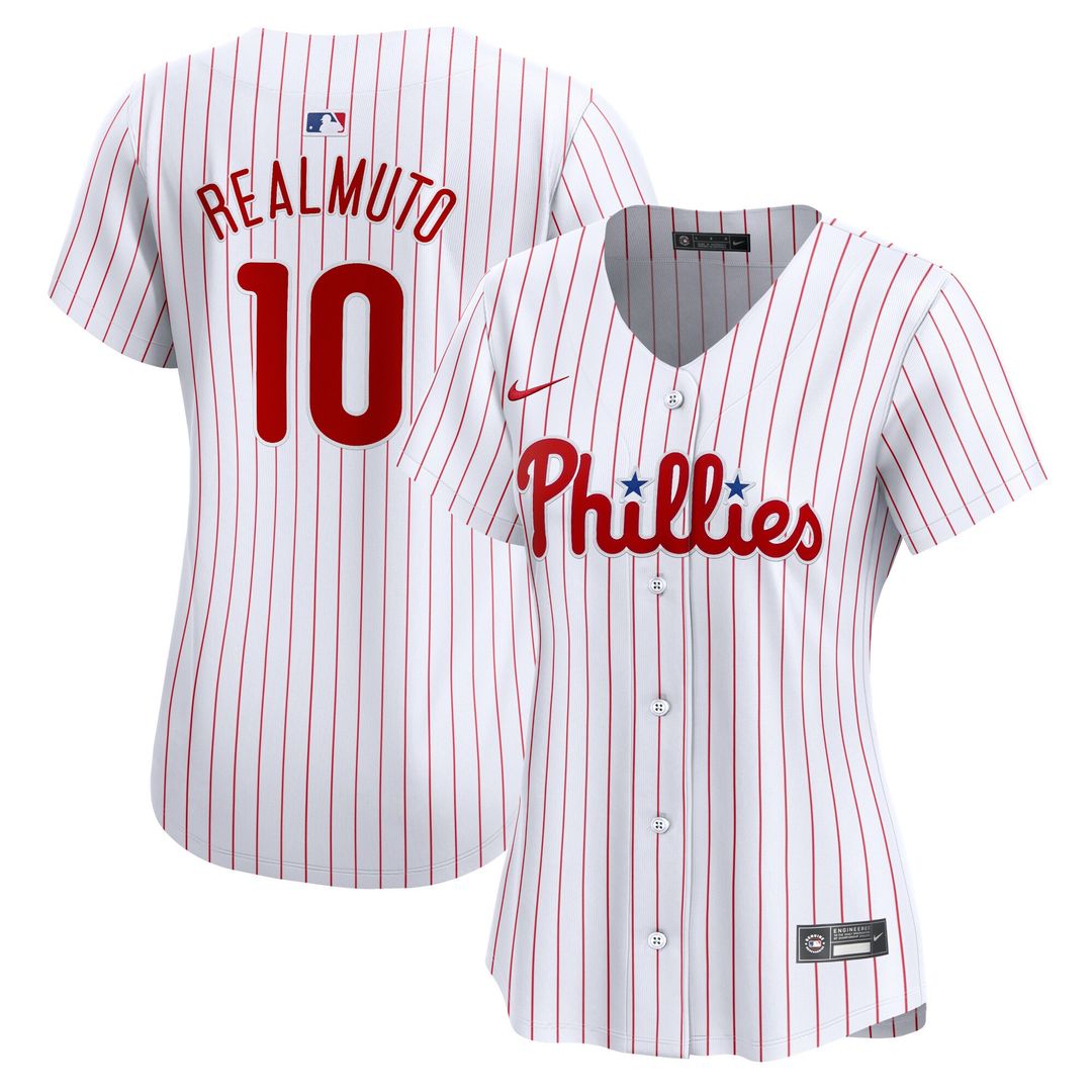 Philadelphia Phillies J.T. Realmuto Nike Women's Home Limited Jersey - White