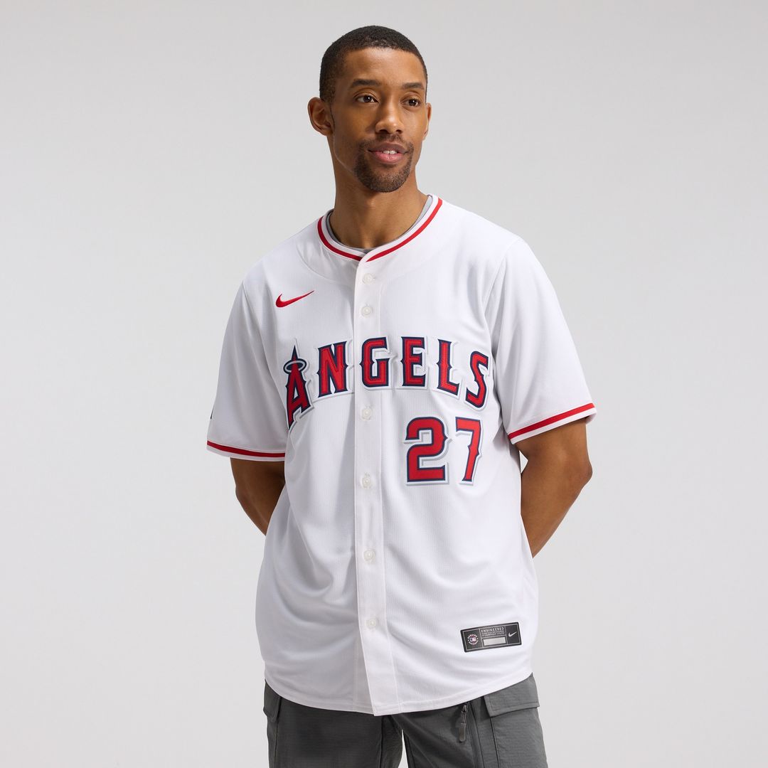 Los Angeles Angels Mike Trout Nike Alternate Limited Jersey - Red