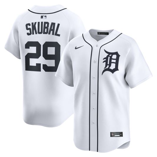 Detroit Tigers Tarik Skubal Nike Home Limited Jersey - White