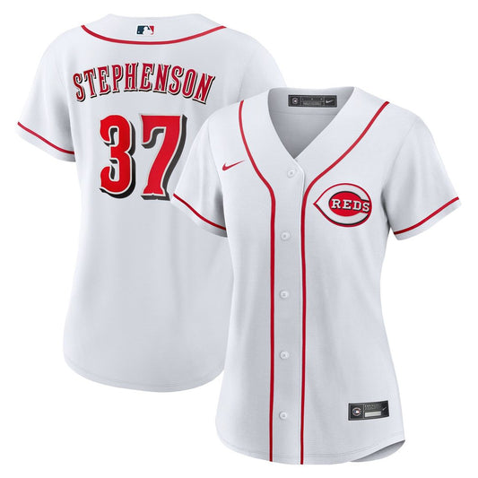 Cincinnati Reds Tyler Stephenson Nike Women's Home Replica Jersey - White