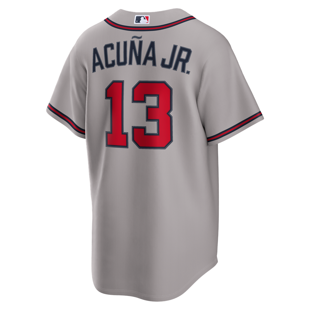 Atlanta Braves Ronald Acuña Jr. Nike Alternate Replica Jersey - Navy