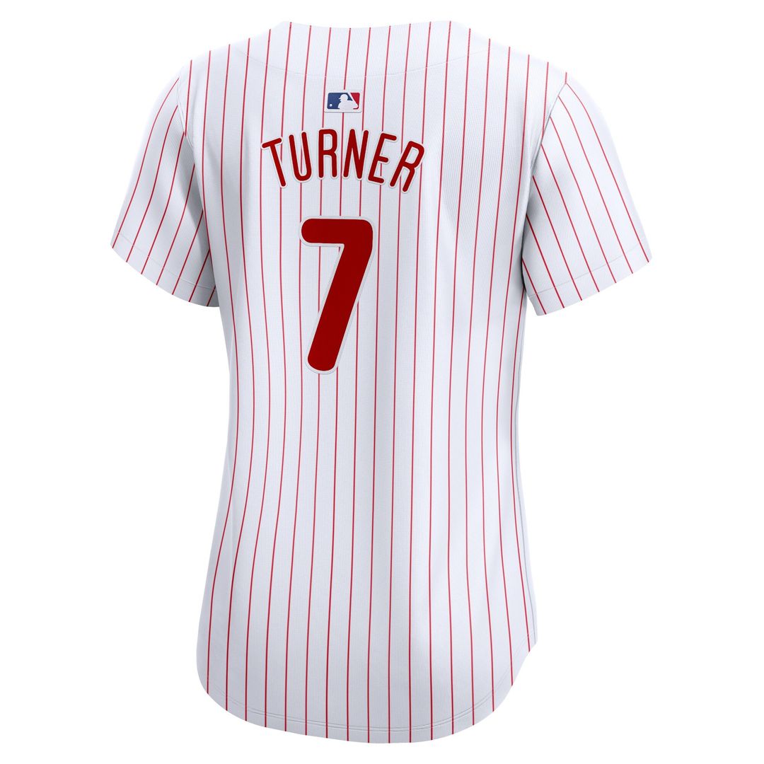 Philadelphia Phillies Trea Turner Nike Women's Home Limited Jersey - White