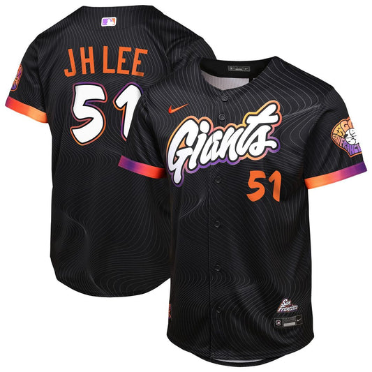 San Francisco Giants Jung Hoo Lee Nike Youth 2025 City Connect Limited Jersey - Anthracite