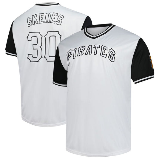 Pittsburgh Pirates Paul Skenes Profile Big & Tall Name & Number Jersey - White