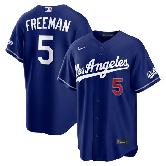 Los Angeles Dodgers Freddie Freeman Nike Alternate Stadium Jersey - Royal