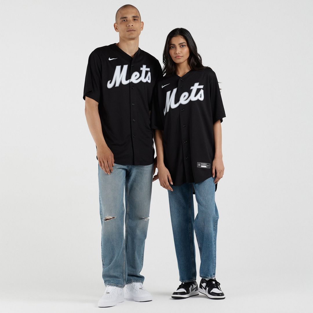New York Mets Francisco Lindor Nike Replica Jersey - Black