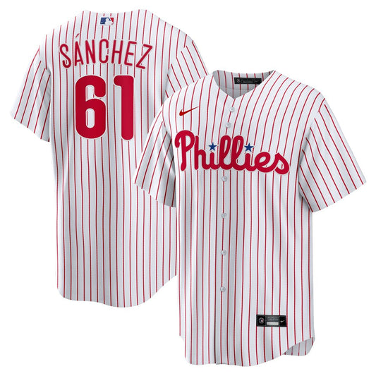 Philadelphia Phillies Cristopher Sanchez Nike Home Replica Jersey - White