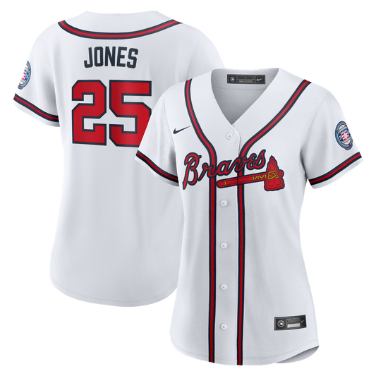 Atlanta Braves Andruw Jones Nike Women's 2026 Baseball Hall of Fame Retired Replica Jersey - White