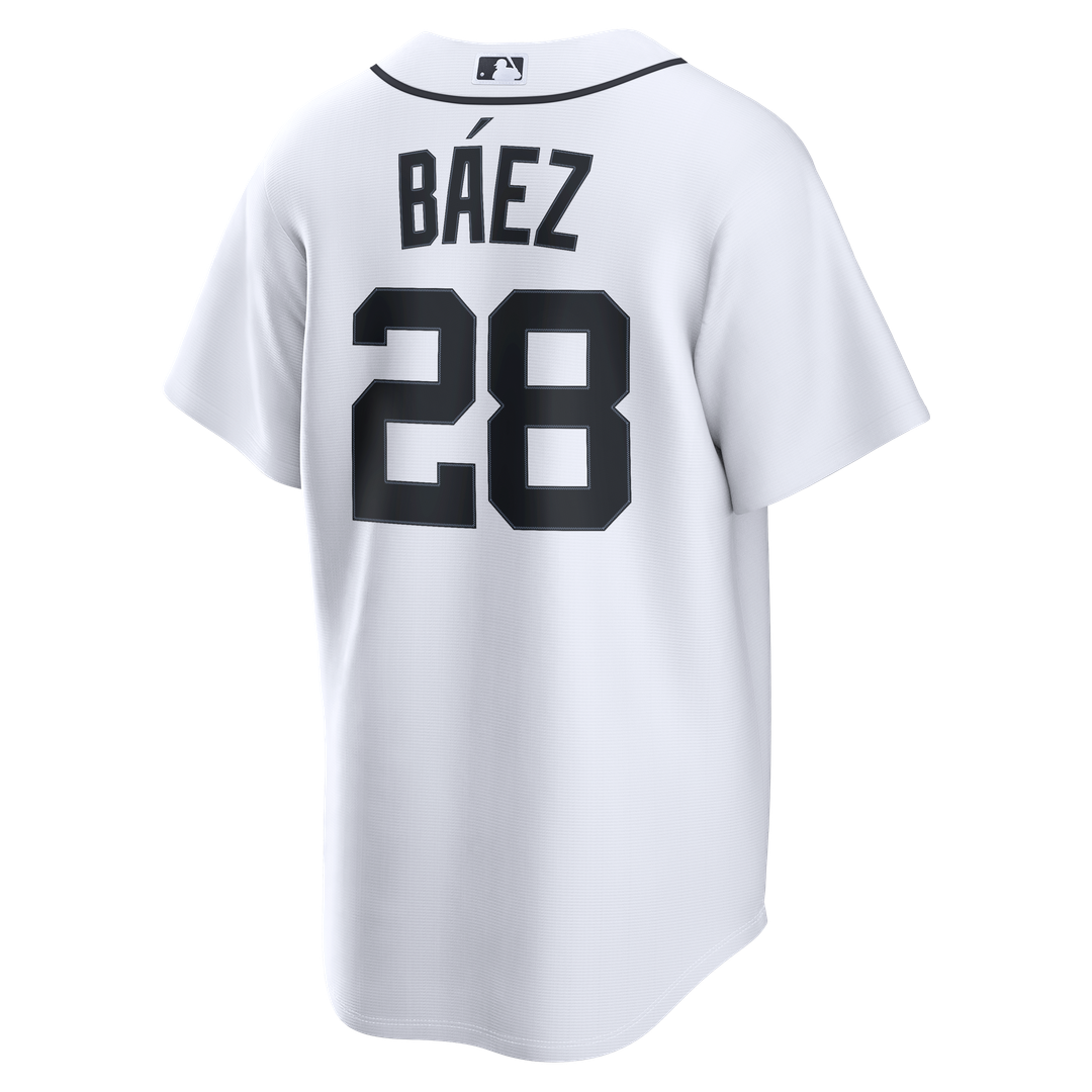 Detroit Tigers Javier Báez Nike Home Replica Jersey - White