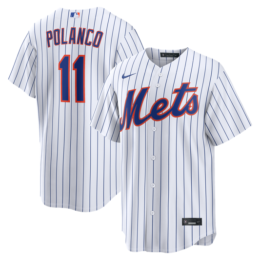New York Mets Jorge Polanco Nike Home Replica Jersey - White