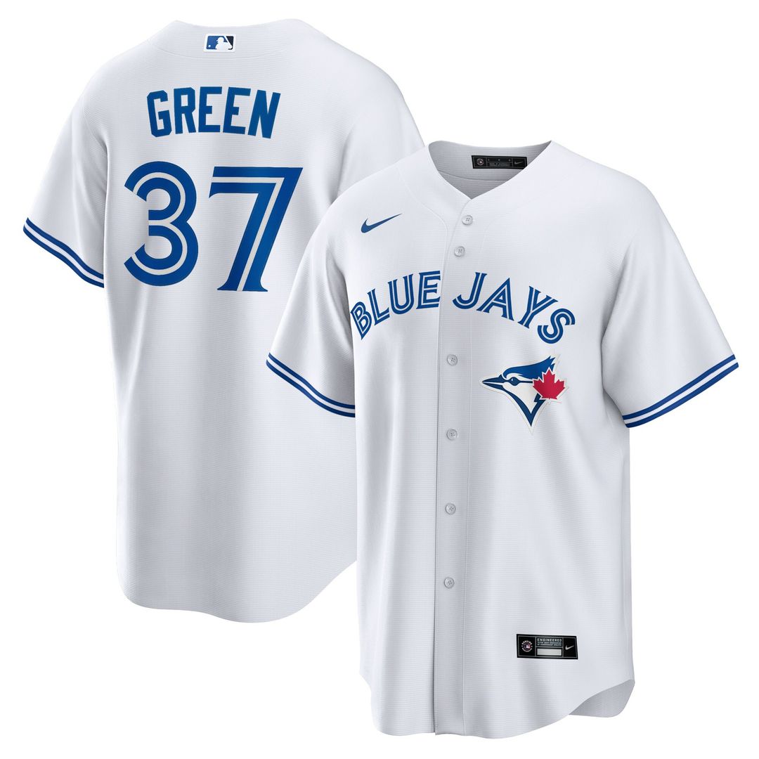 Toronto Blue Jays Chad Green Nike Home Replica Jersey - White
