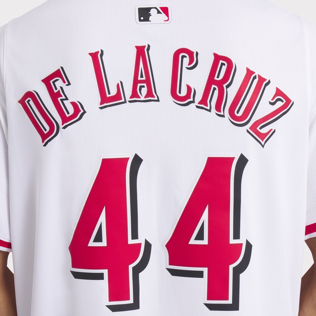 Cincinnati Reds Elly De La Cruz Nike Home Limited Jersey - White