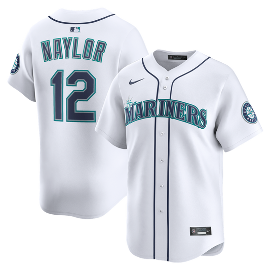 Seattle Mariners Josh Naylor Nike Home Limited Jersey - White