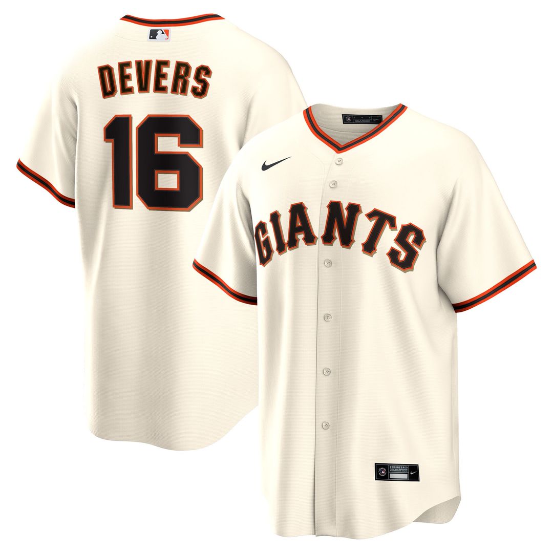 San Francisco Giants Rafael Devers Nike Home Replica Jersey - White