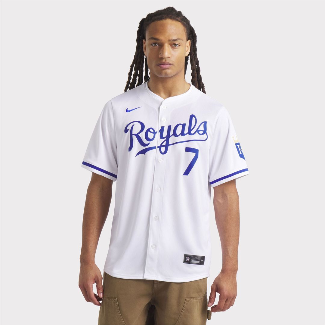 Kansas City Royals Bobby Witt Jr. Nike Home Limited Jersey - White