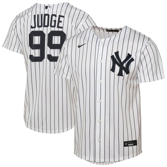 New York Yankees Aaron Judge Nike Youth Home Replica Jersey - White