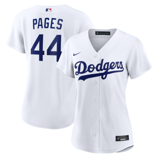 Los Angeles Dodgers Andy Pages Nike Women's Home Replica Jersey - White