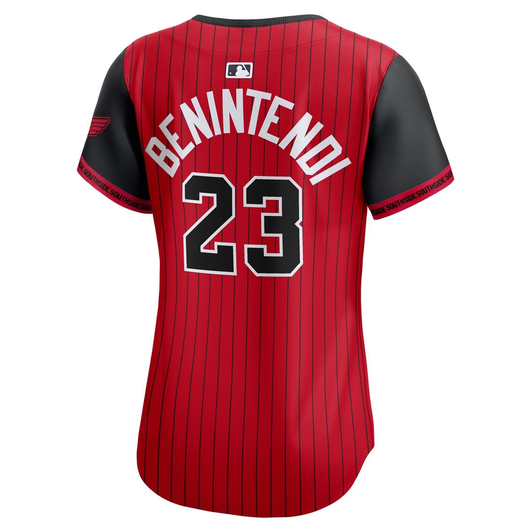 Chicago White Sox Andrew Benintendi Nike Women's 2025 City Connect Limited Jersey - Red/Black
