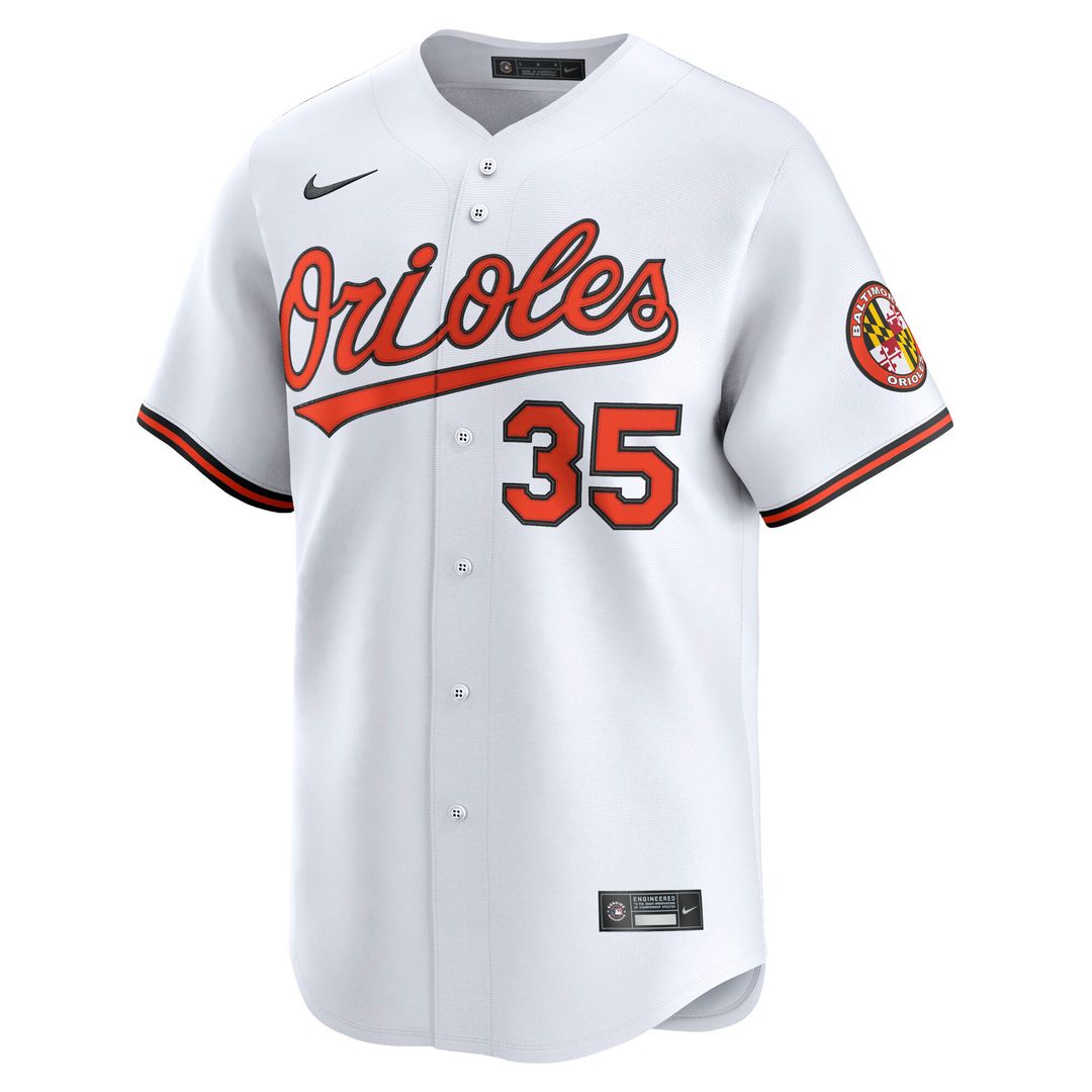 Baltimore Orioles Adley Rutschman Nike Home Limited Jersey - White