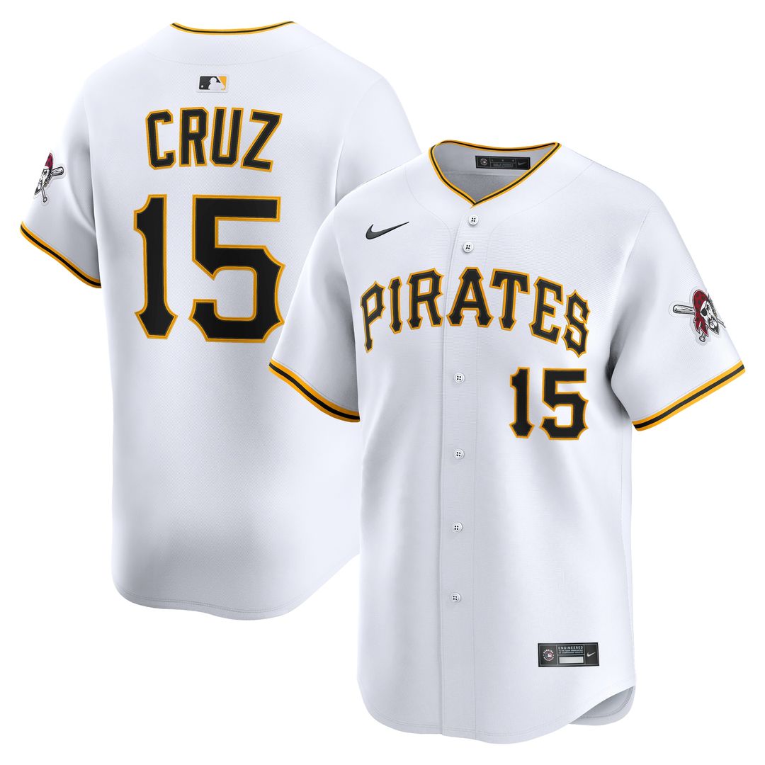 Pittsburgh Pirates Oneil Cruz Nike Home Limited Jersey - White