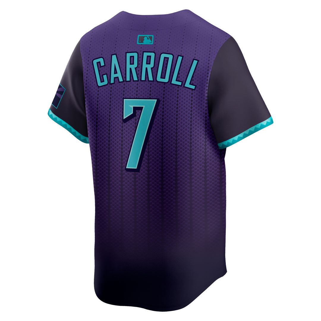 Arizona Diamondbacks Corbin Carroll Nike 2025 City Connect Limited Jersey - Purple