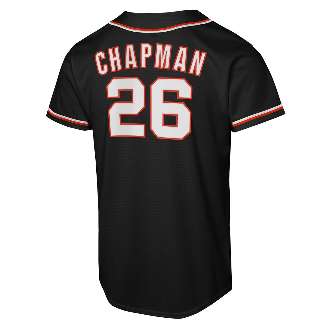 San Francisco Giants Matt Chapman Nike Youth Fashion Replica Jersey - Black