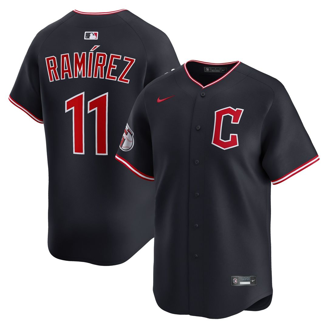 Cleveland Guardians José Ramírez Nike Alternate Limited Jersey - Navy