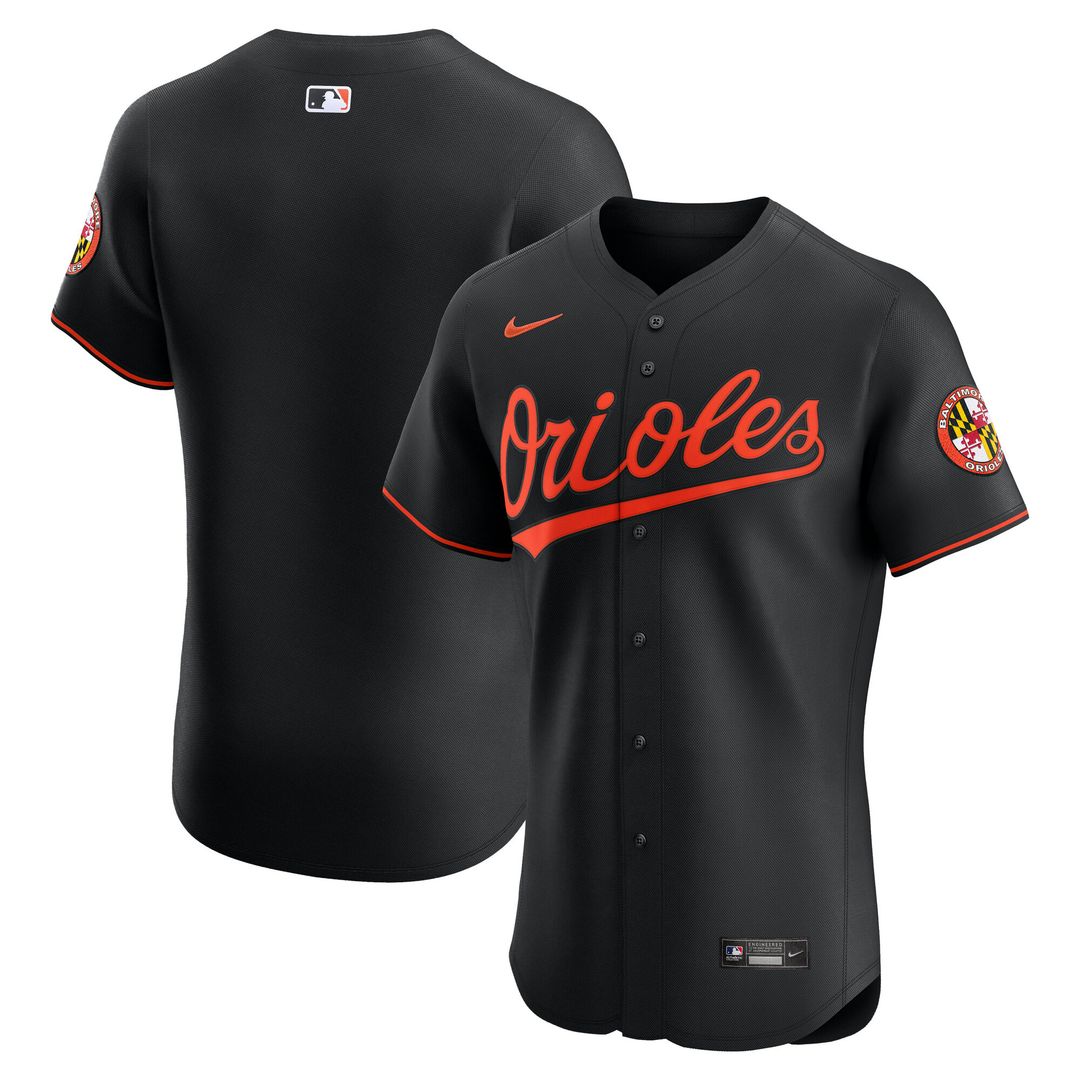 Baltimore Orioles Nike Alternate 2 Elite Jersey - Orange