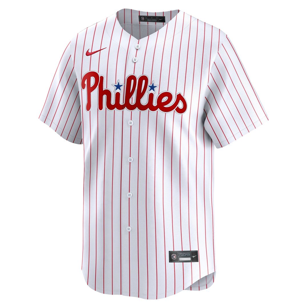 Philadelphia Phillies Kyle Schwarber Nike Home Limited Jersey - White