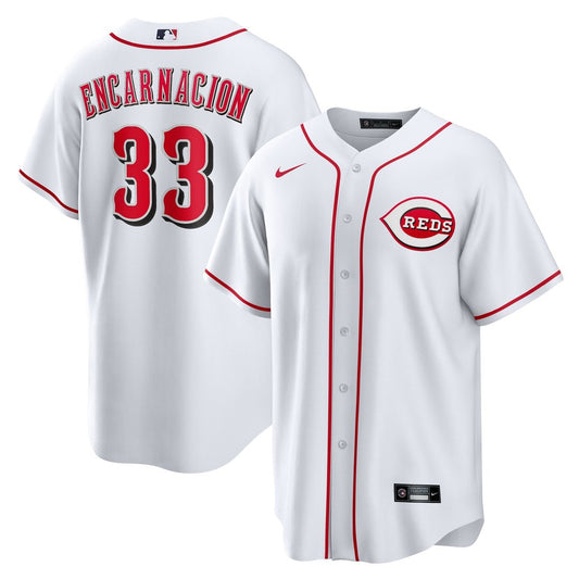 Cincinnati Reds Christian Encarnacion - Strand Nike Home Replica Jersey - White