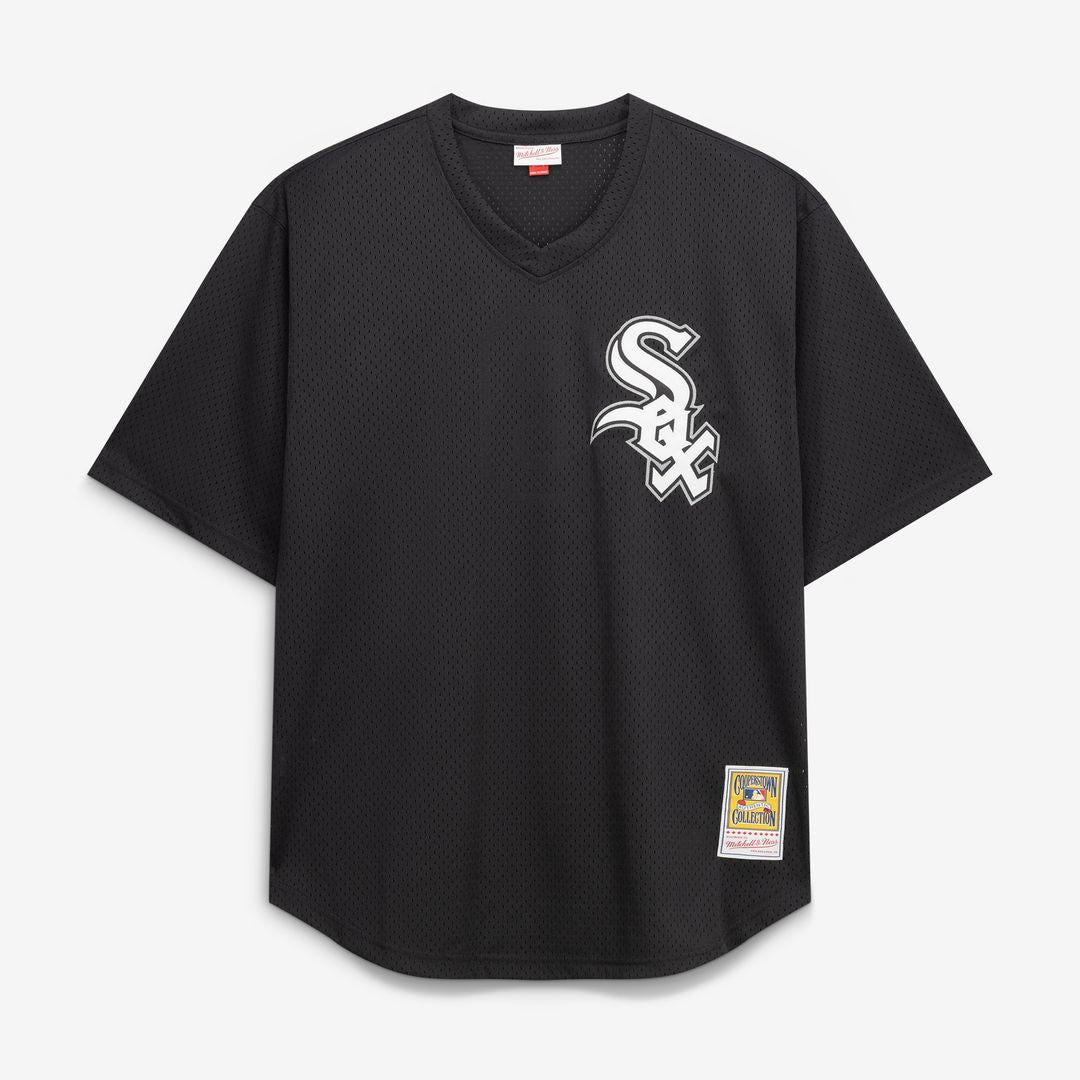 Chicago White Sox Bo Jackson Mitchell & Ness Cooperstown Big & Tall Mesh Batting Practice Jersey - Black