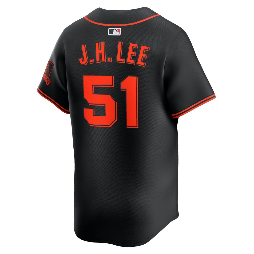 San Francisco Giants Jung Hoo Lee Nike Alternate Limited Jersey - Black