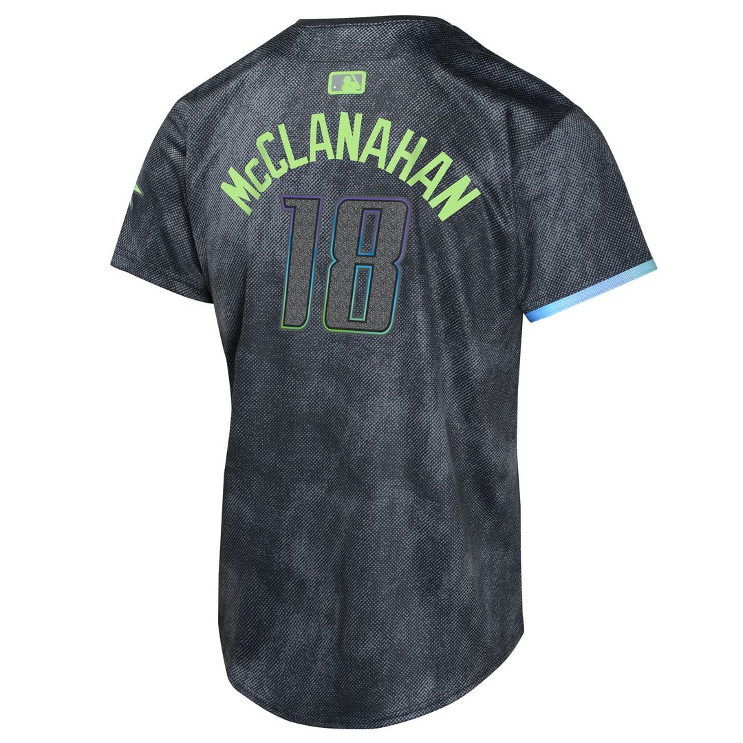Tampa Bay Rays Shane McClanahan Nike Youth 2024 City Connect Limited Jersey - Charcoal
