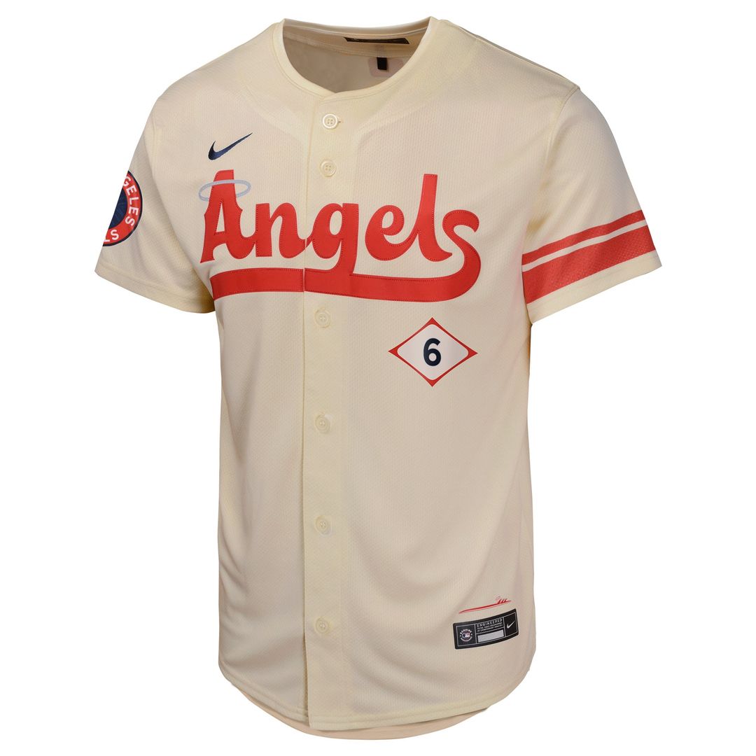 Los Angeles Angels Anthony Rendon Nike Youth City Connect Limited Jersey - Cream