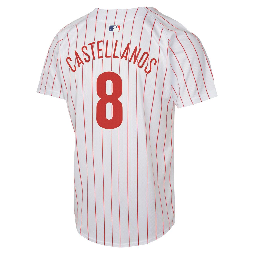 Philadelphia Phillies Nick Castellanos Nike Youth Home Game Jersey - White