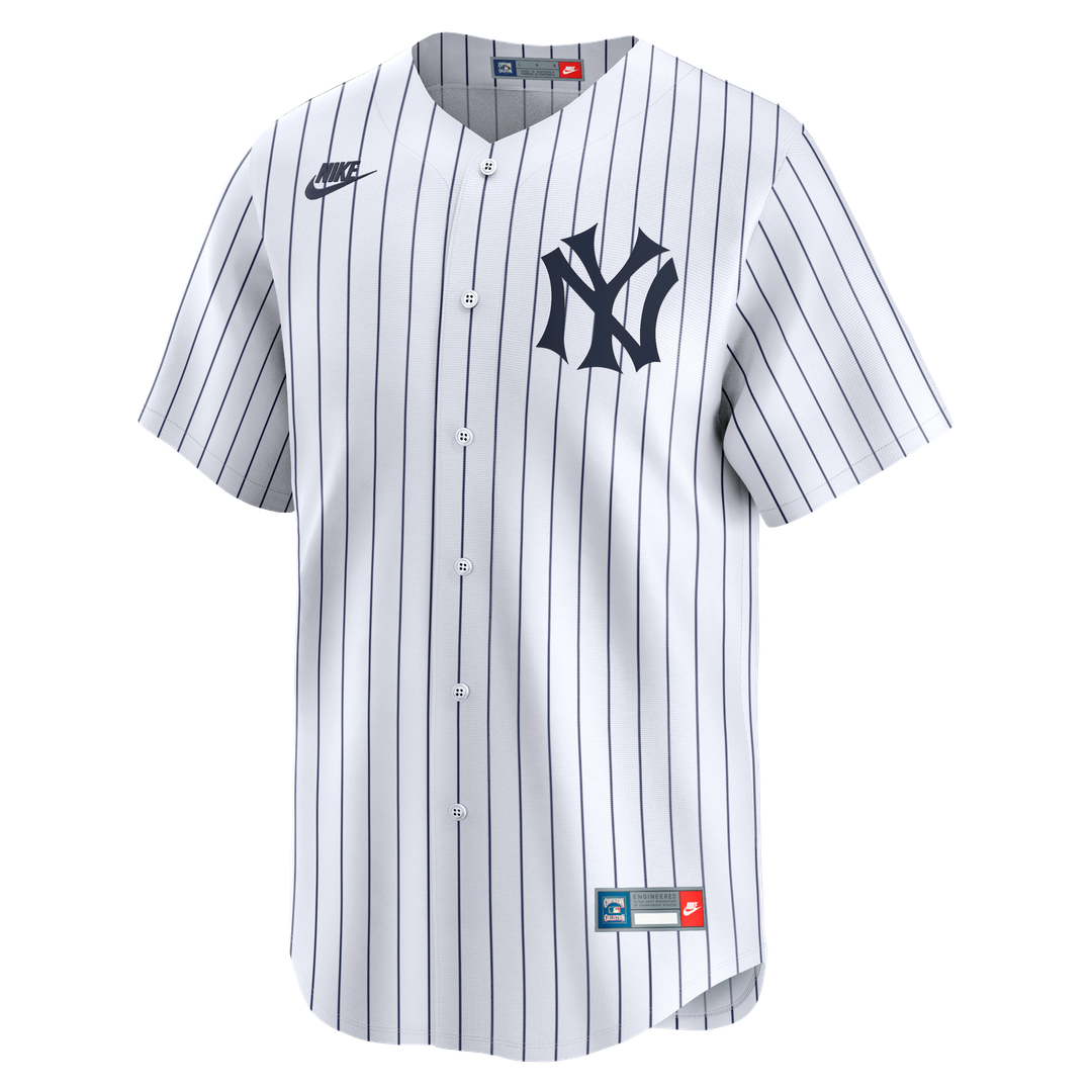 New York Yankees Babe Ruth Nike Throwback Cooperstown Limited Jersey - White