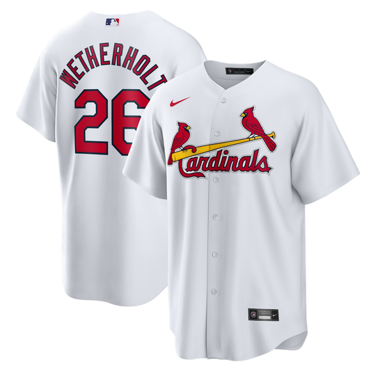 St. Louis Cardinals JJ Wetherholt Nike Home Replica Jersey - White