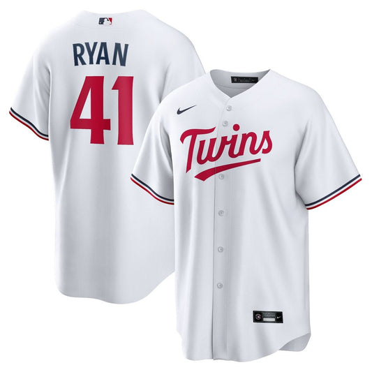 Minnesota Twins Joe Ryan Nike Home Replica Jersey - White