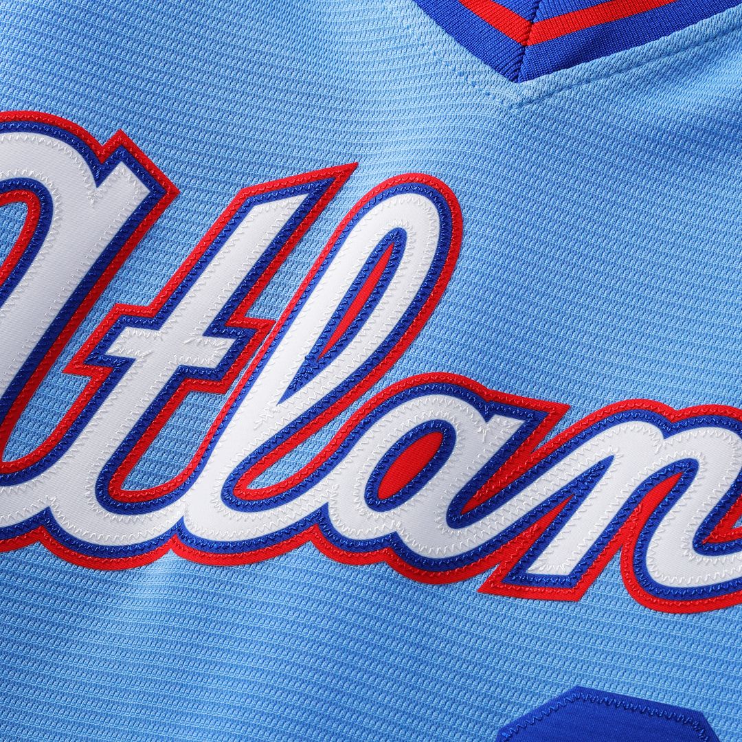 Atlanta Braves Chipper Jones Nike 2026 City Connect Stadium Jersey - Powder Blue