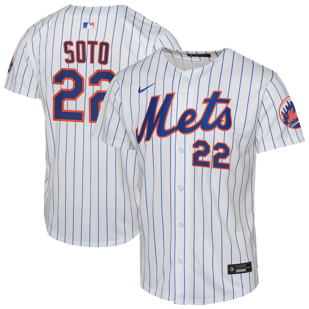 New York Mets Juan Soto Nike Youth Home Limited Jersey - White