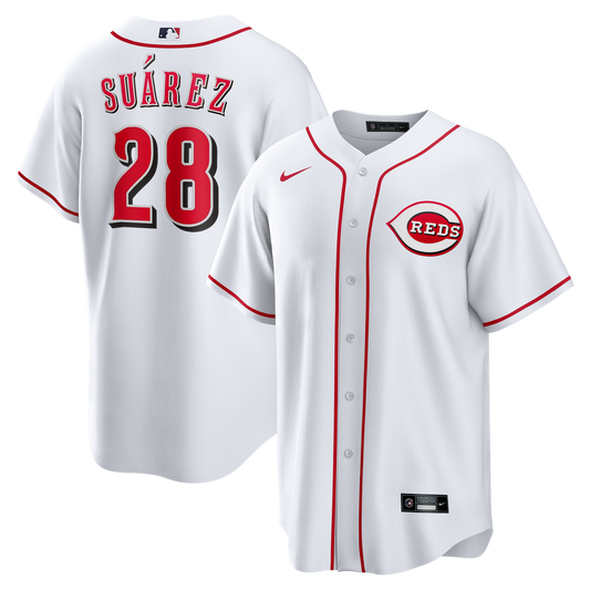 Cincinnati Reds Eugenio Suárez Nike Home Replica Jersey - White