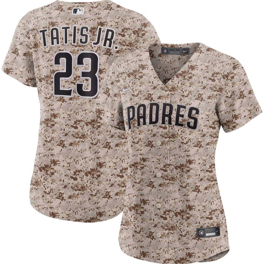 San Diego Padres Fernando Tatis Jr. Nike Women's USMC Alternate Replica Jersey - Camo