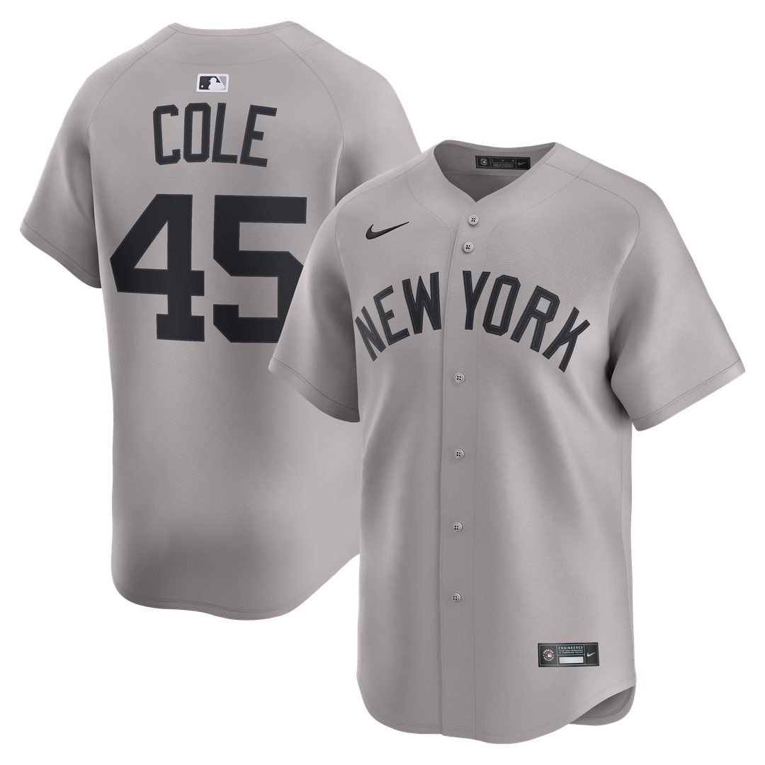 New York Yankees Gerrit Cole Nike Home Limited Jersey - White