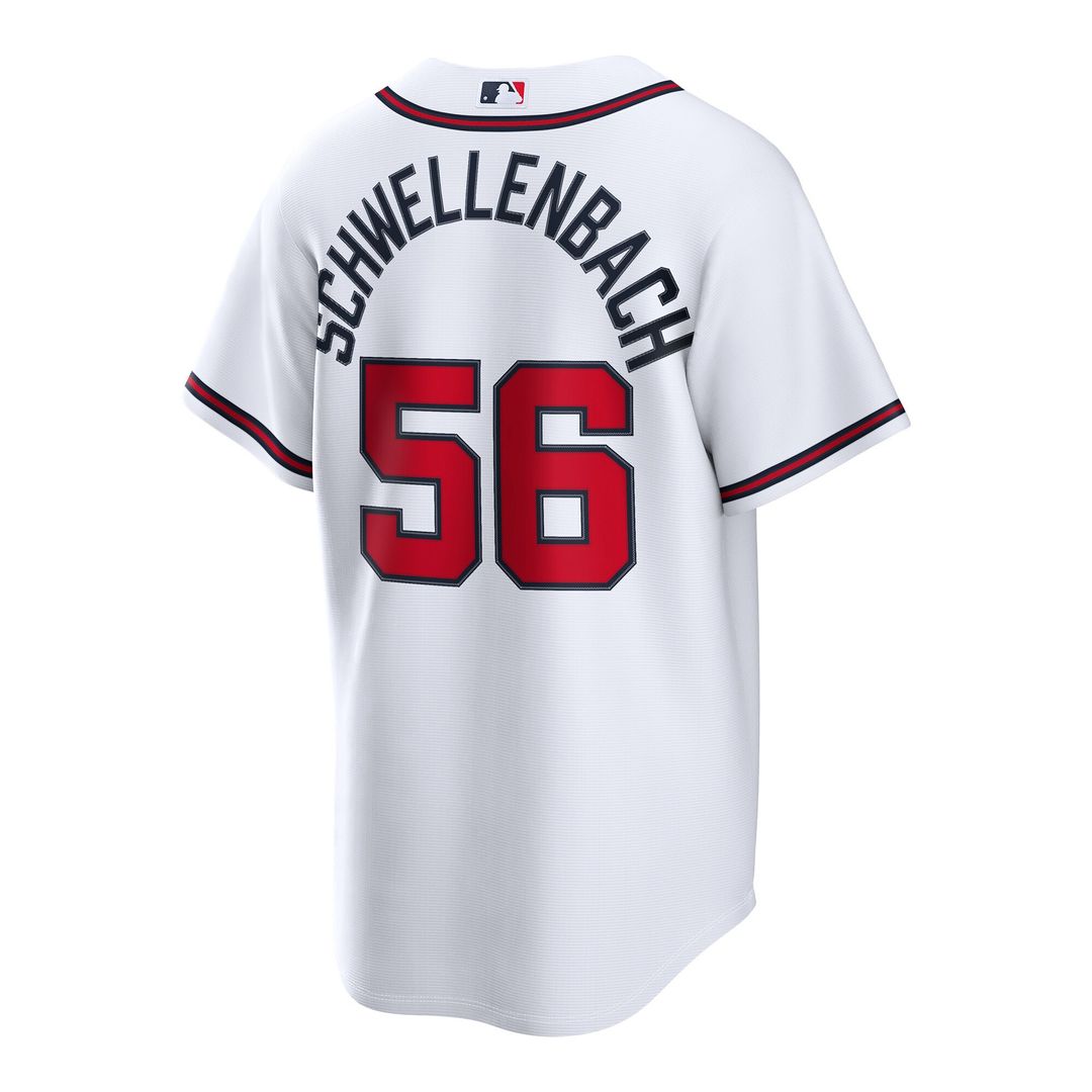 Atlanta Braves Spencer Schwellenbach Nike Home Replica Jersey - White