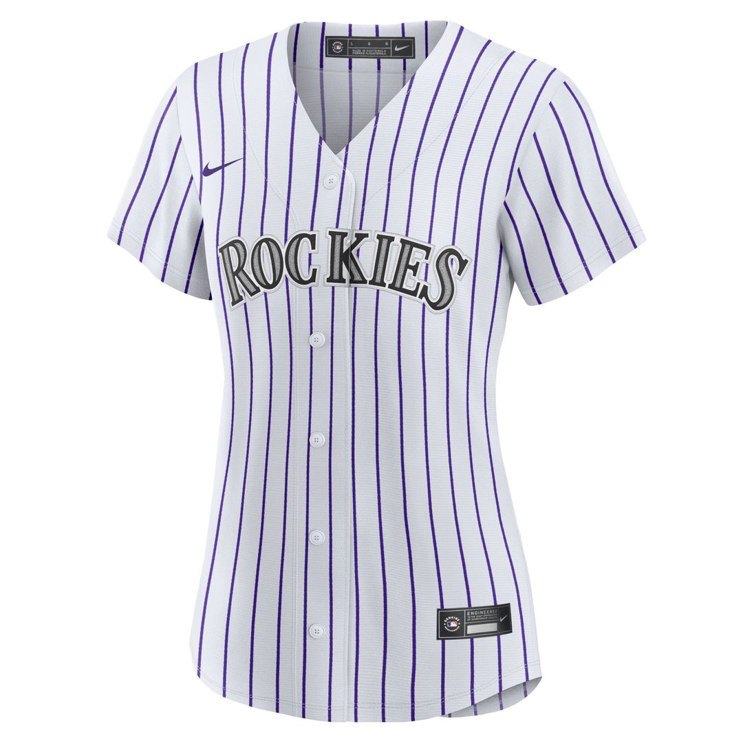 Colorado Rockies Charlie Blackmon Nike Women's Home Replica Jersey - White