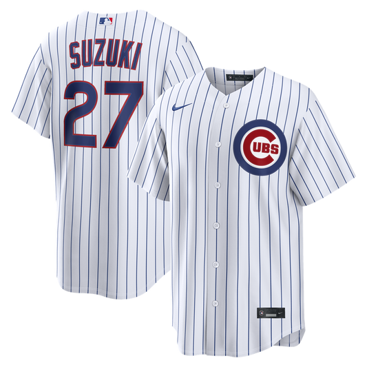 Chicago Cubs Seiya Suzuki Nike Home Replica Jersey - White