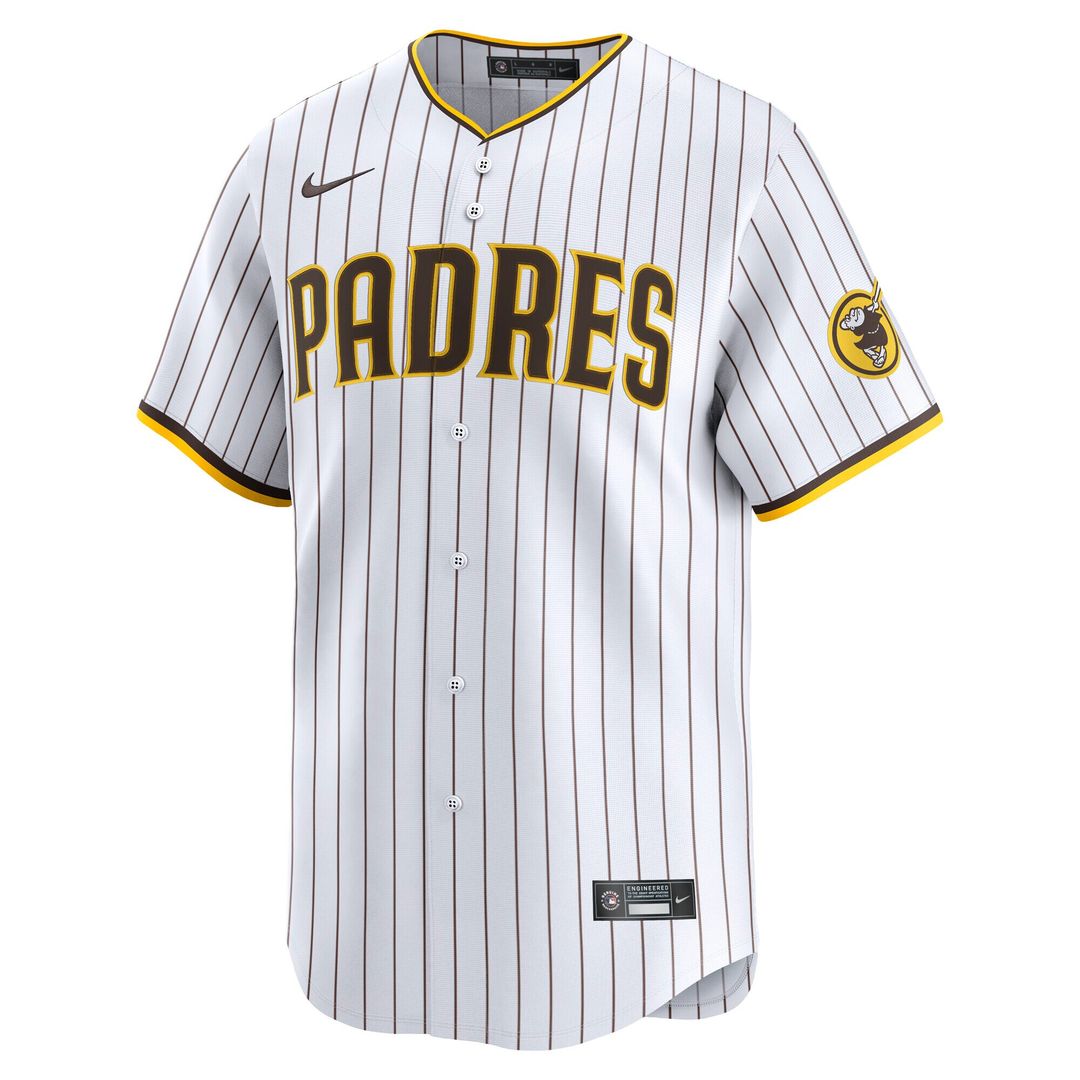 San Diego Padres Jackson Merrill Nike Home Limited Jersey - White
