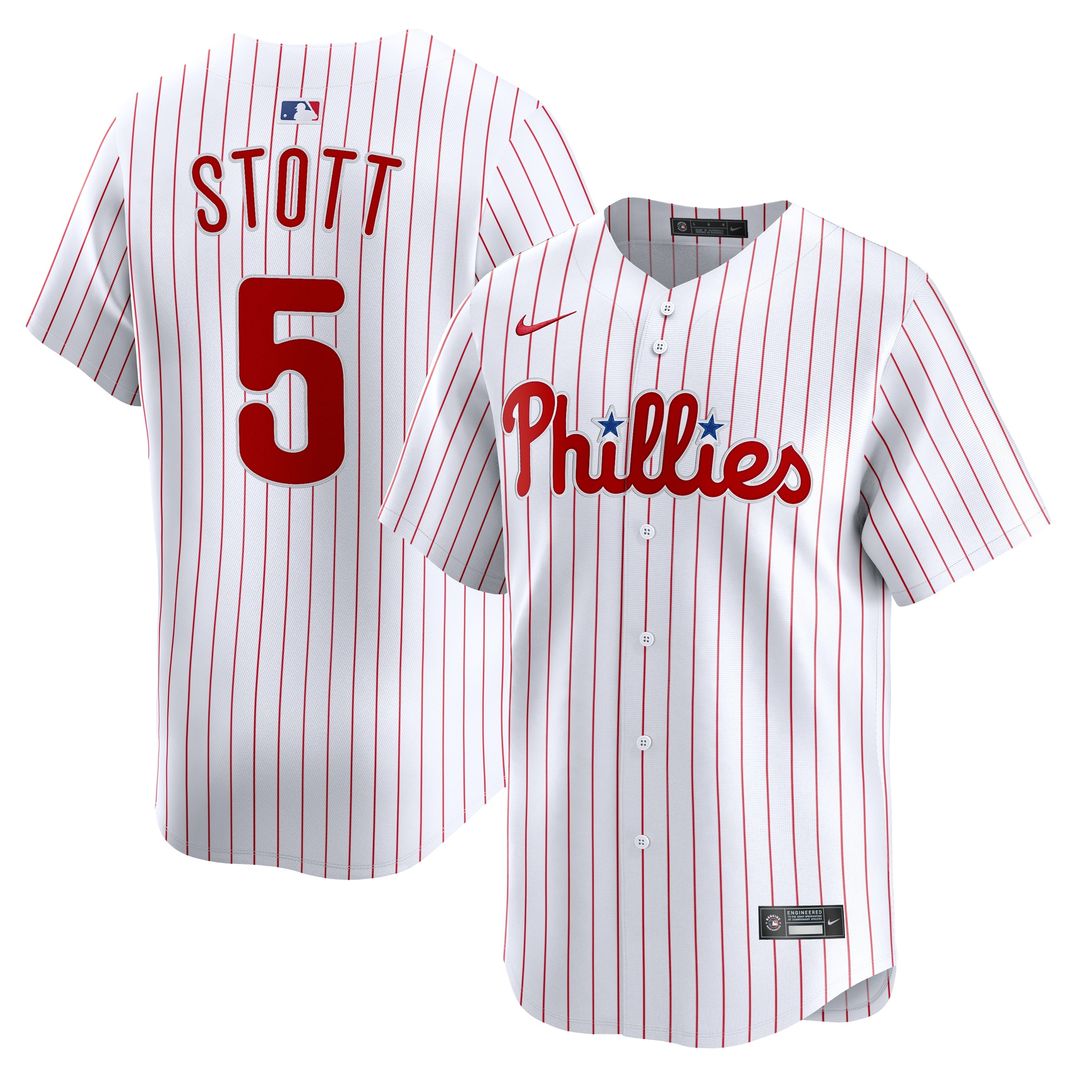 Philadelphia Phillies Bryson Stott Nike Home Limited Jersey - White